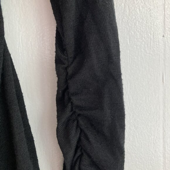 Boston Proper Funnel Cowl Neck Knit Top Long Sleeves Tunic Shirt Size Large - Picture 7 of 13